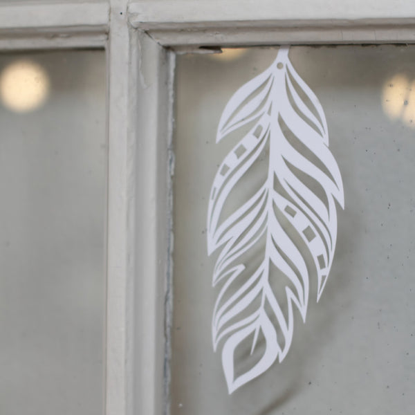 Feder Papierschnitt - DekoEule- Onlineshop für Landhausdeko, Deko Landhausstil, Farmhausdeko, Landhausstil Deko