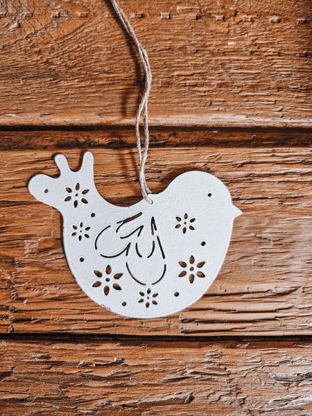 Anhänger Vogel - DekoEule- Onlineshop für Landhausdeko, Deko Landhausstil, Farmhausdeko, Landhausstil Deko