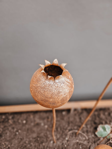 Gartenstecker Mohn - DekoEule- Onlineshop für Landhausdeko, Deko Landhausstil, Farmhausdeko, Landhausstil Deko