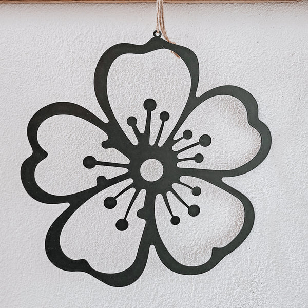 Metallblume Modell 3 - DekoEule- Onlineshop für Landhausdeko, Deko Landhausstil, Farmhausdeko, Landhausstil Deko