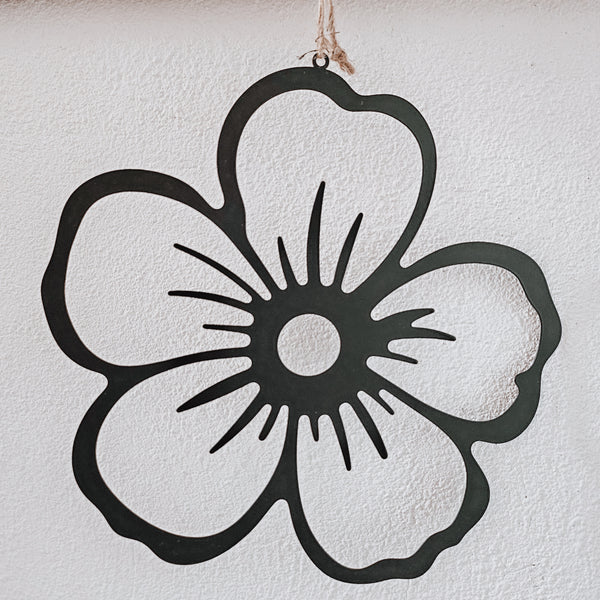 Metallblume Modell 2 - DekoEule- Onlineshop für Landhausdeko, Deko Landhausstil, Farmhausdeko, Landhausstil Deko