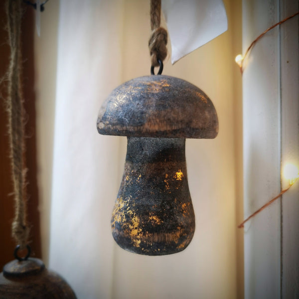Pilzanhänger Holz, Anhänger Pilz - DekoEule- Onlineshop für Landhausdeko, Deko Landhausstil, Farmhausdeko, Landhausstil Deko