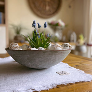 Metallschale Vintage - DekoEule- Onlineshop für Landhausdeko, Deko Landhausstil, Farmhausdeko, Landhausstil Deko